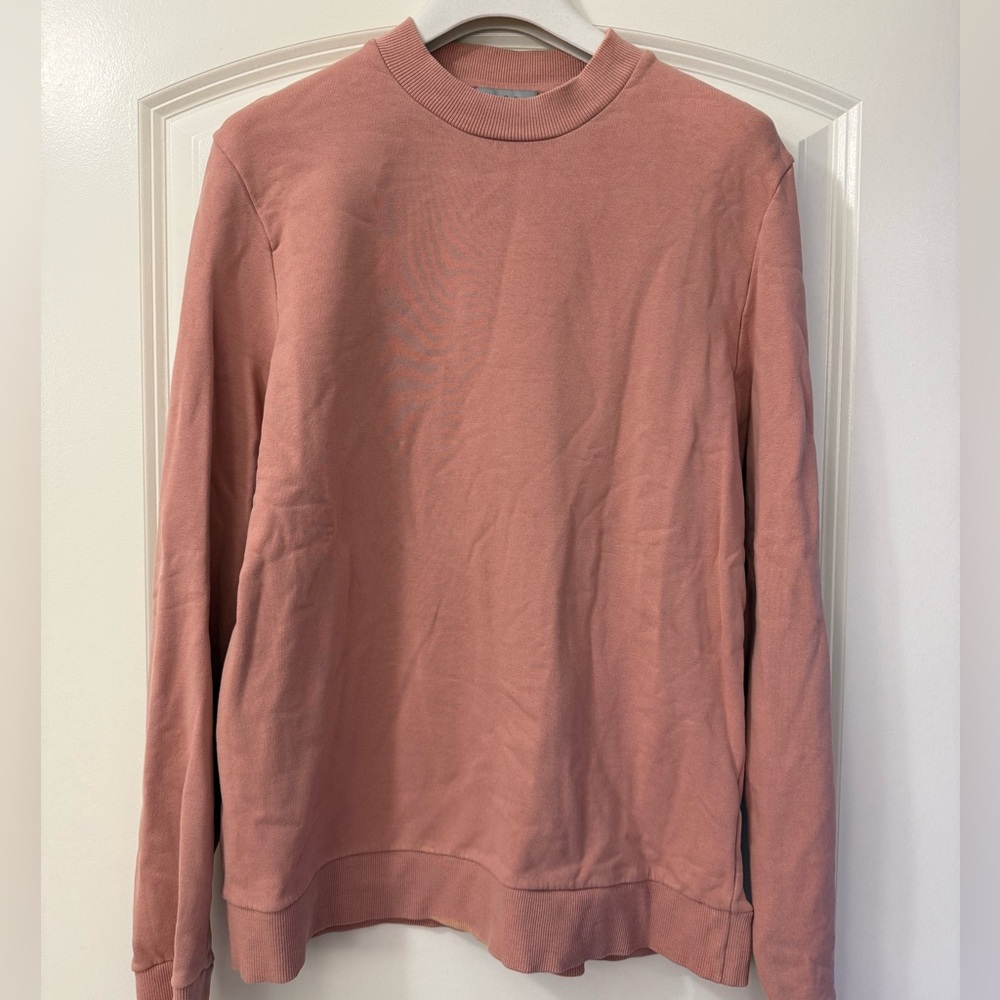 COS Blush Pink Crewneck Top